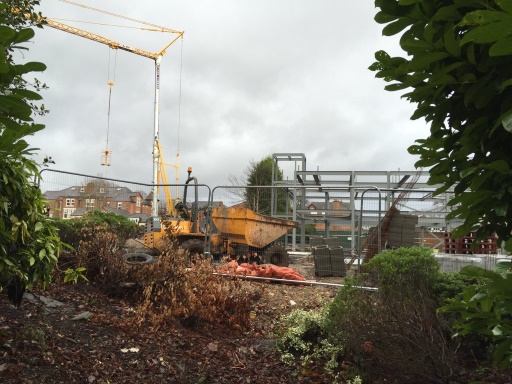 belonghomes Potain IGO50 SETC on a Timber Frame Project