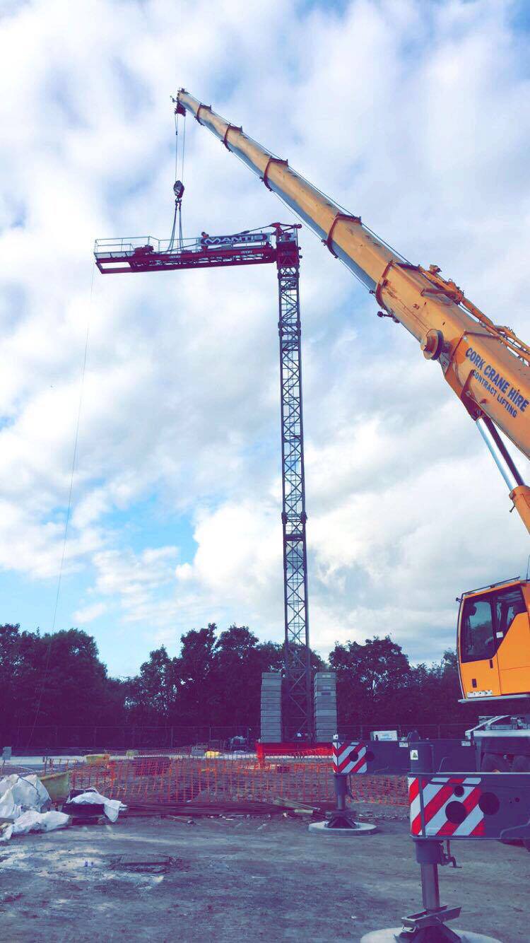 Saez TL55 Tower Crane in Warrington Saez TL55 Tower Crane in Warrington