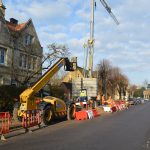 Pedestrian Operated Crane in Oxford
