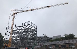 Self Erecting Tower Crane in Swansea