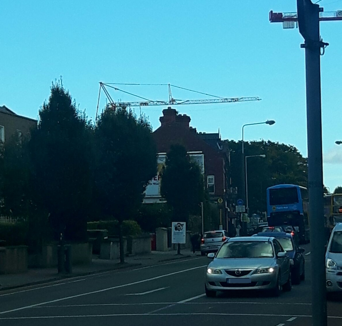 Pedestrian Operated Tower Crane in Ranelagh