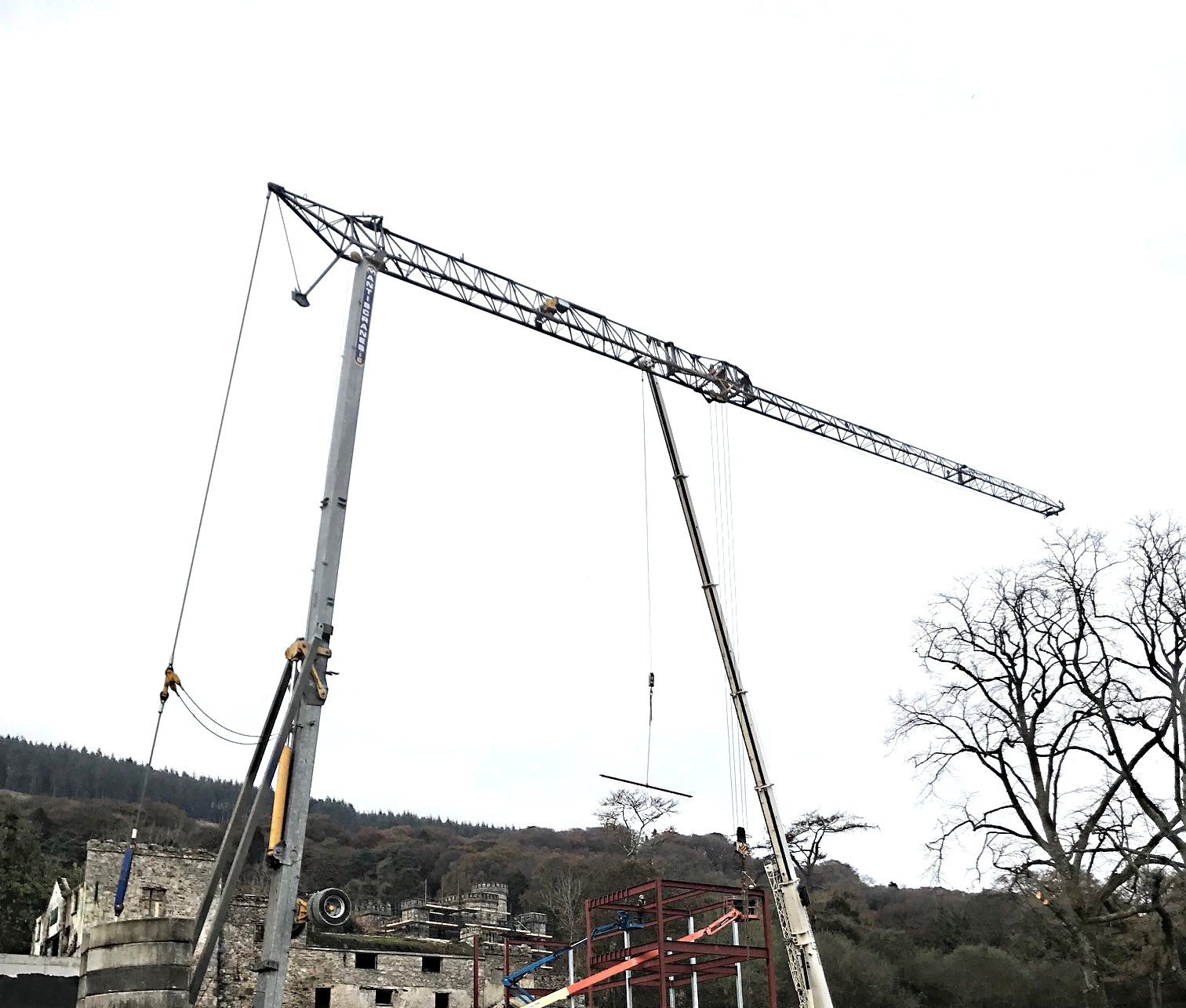 Self Erecting Crane at Killeavy Castle