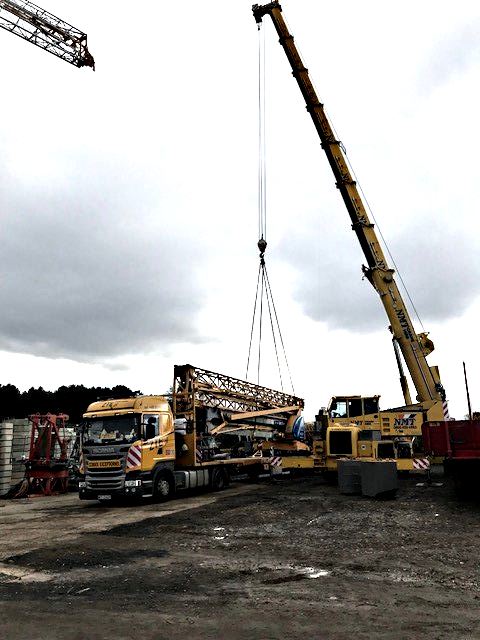 Self Erecting Tower Crane sold to Polish Company