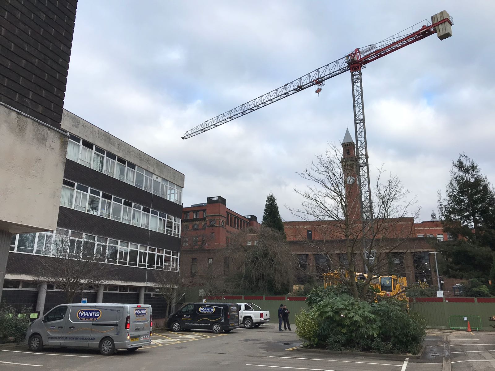 Tower Crane Hire at Birmingham University Tower Crane Hire at Birmingham University