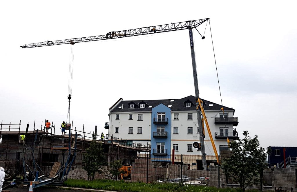 Self Erecting Tower Crane in Carrickfergus