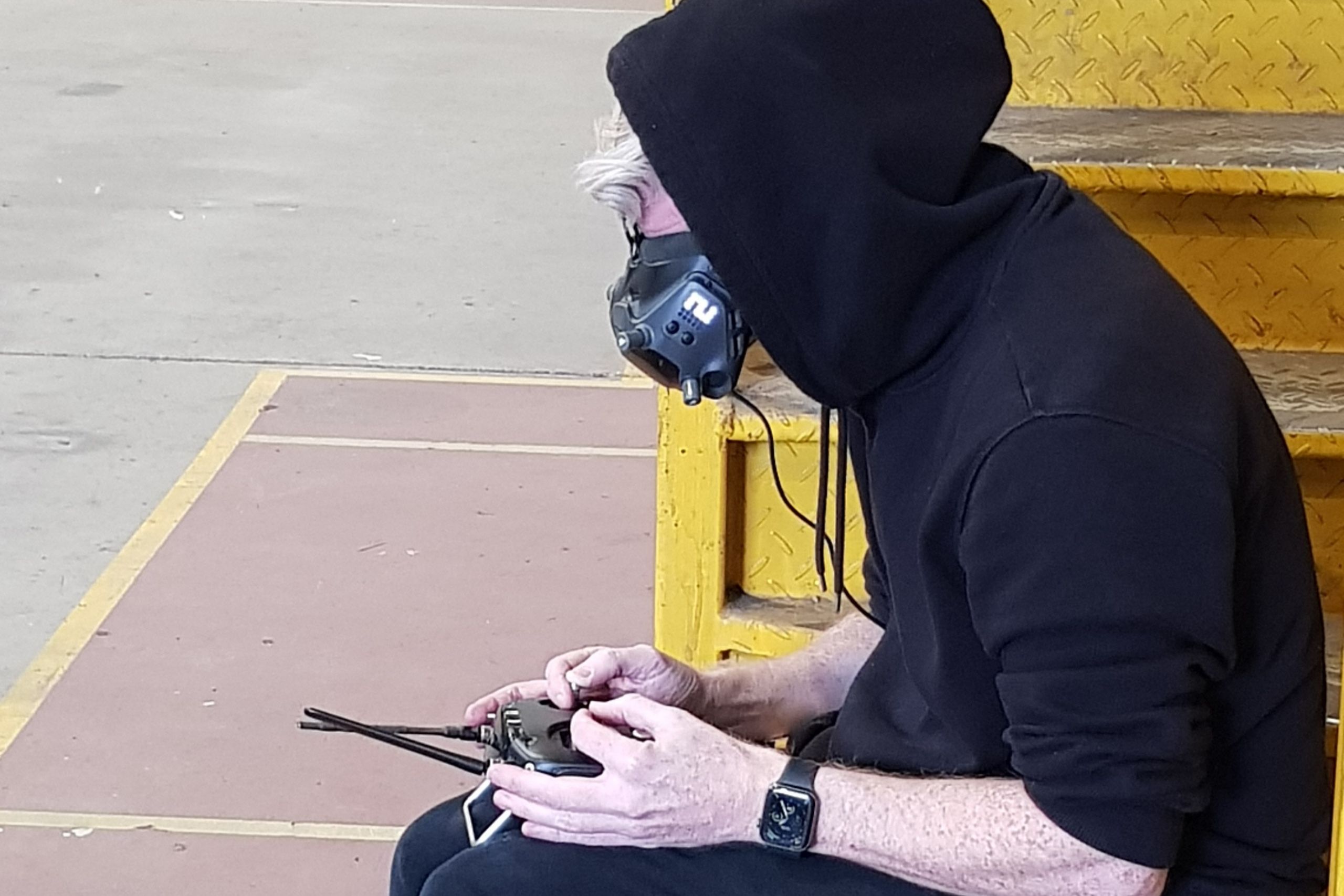 Drone operator for video of Saez Crane Hire