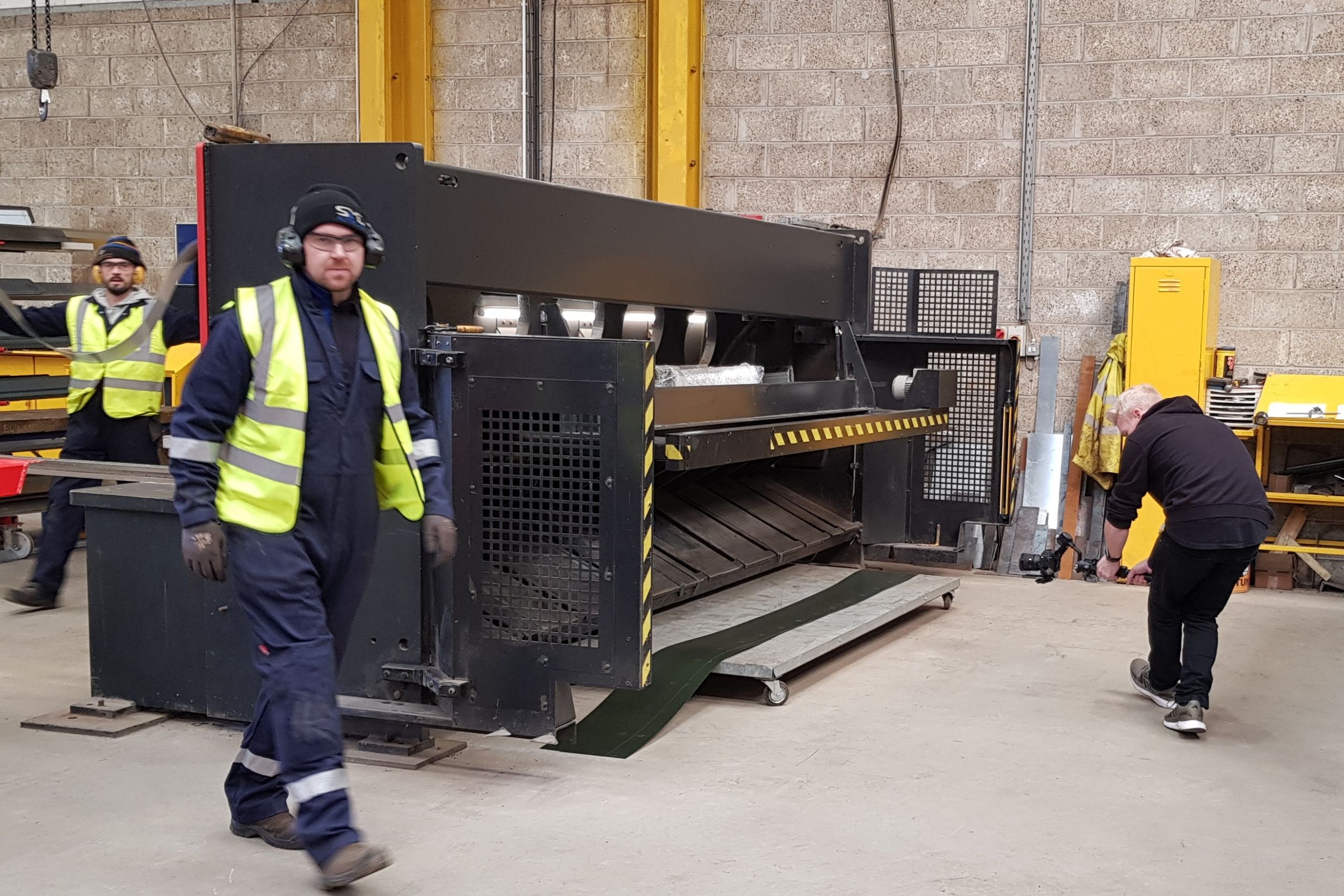 Workshop engineers for Mantis Cranes supplier of cranes for sale ireland