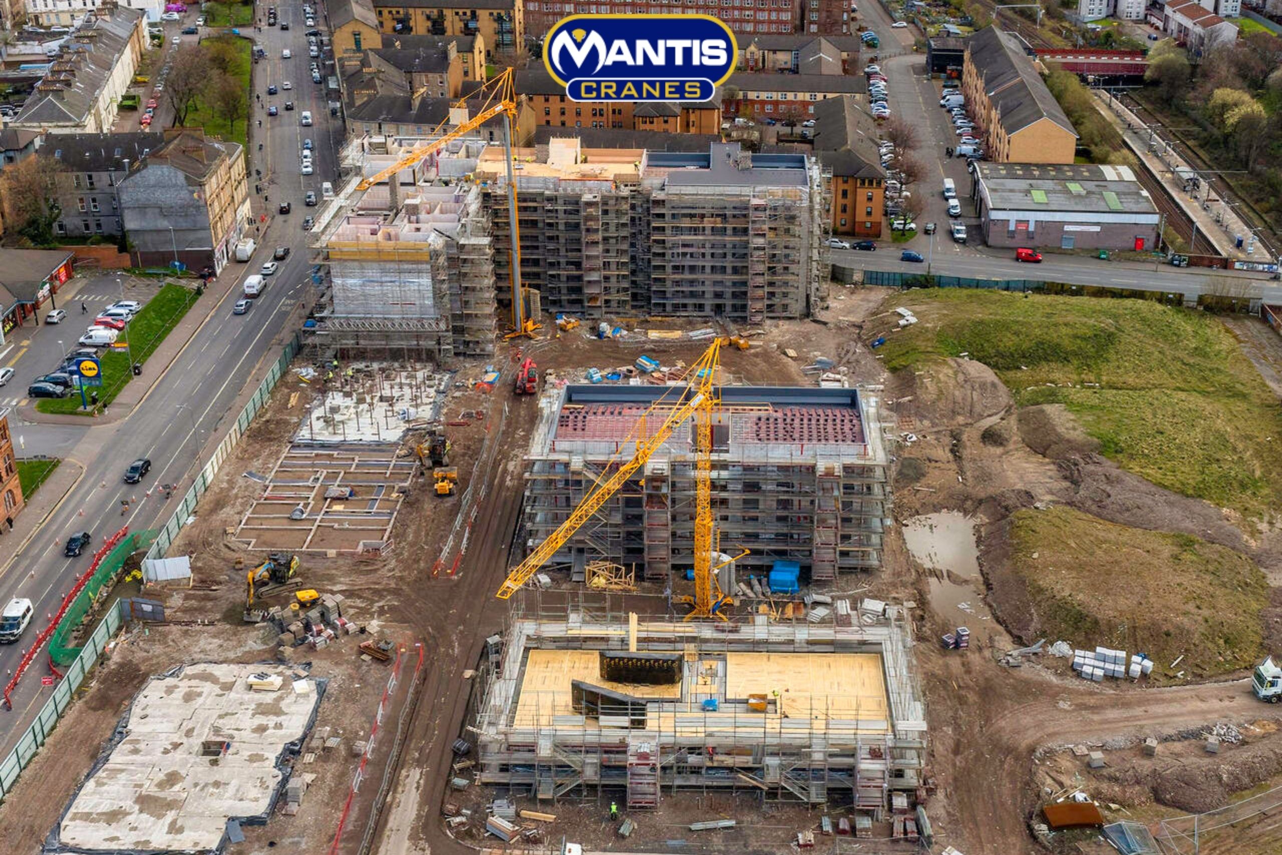 Mantis cranes supplier of self erecting crane