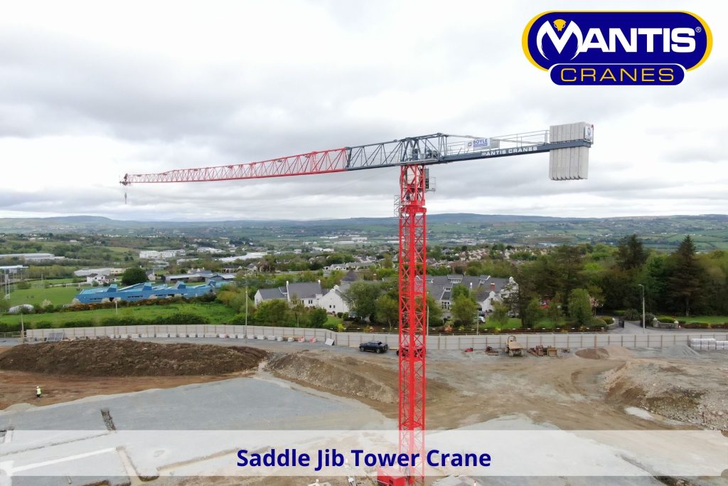 Tower cranes supplied by Mantis Cranes UK and Ireland