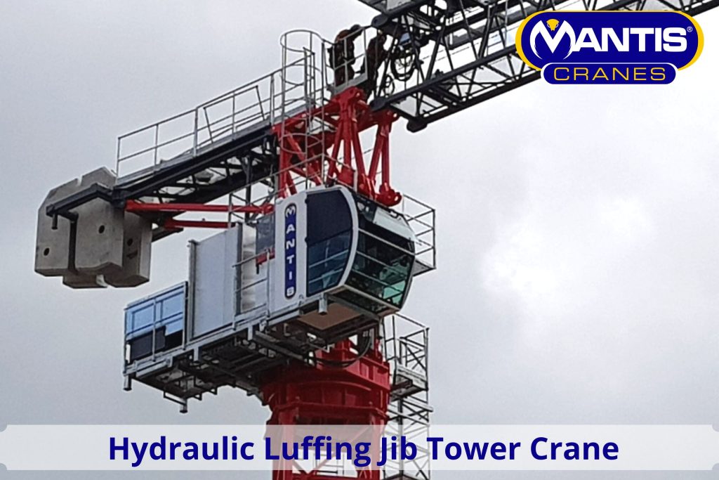Hydraulic luffing jib tower crane from Mantis Cranes
