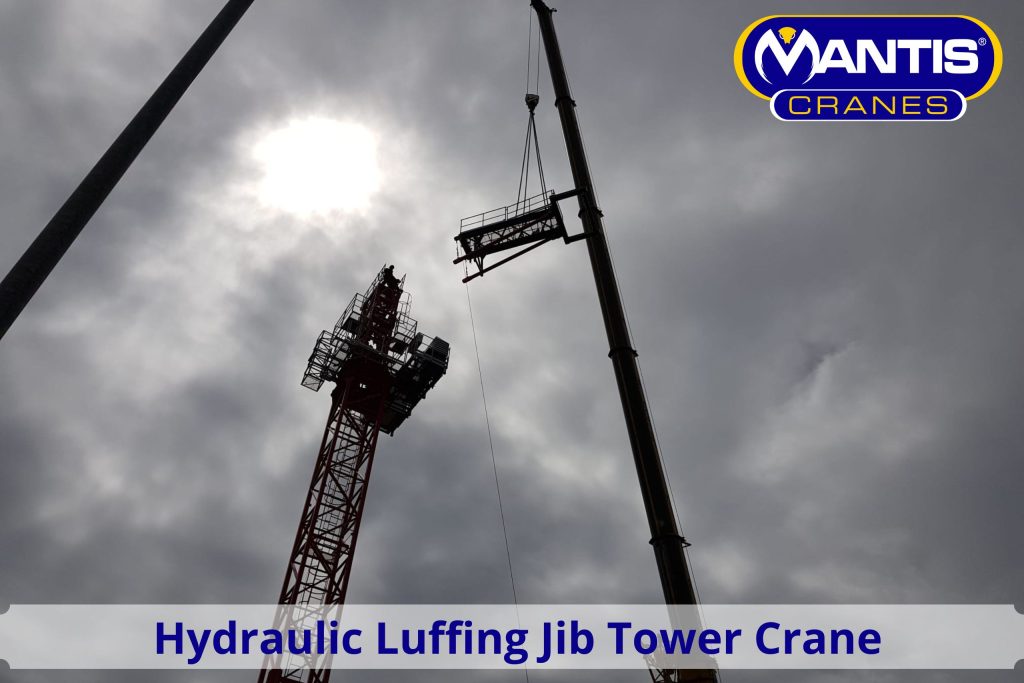 Luffing jib tower crane from Mantis Cranes, Suppliers of cranes and crane accessories