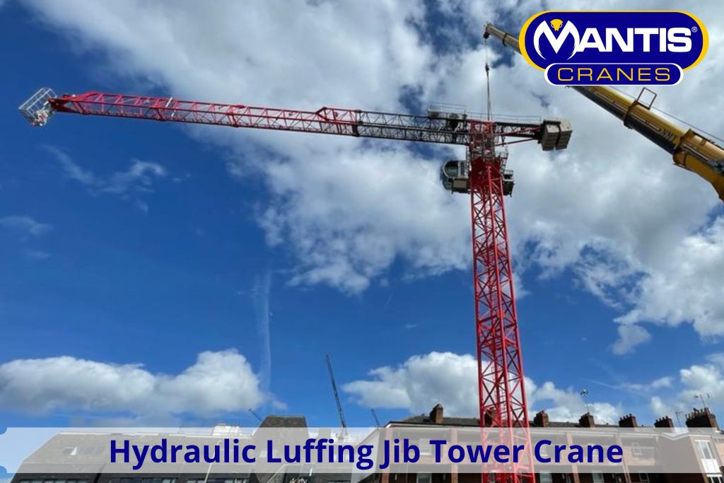 Hydraulic luffing jib tower crane from Mantis Cranes