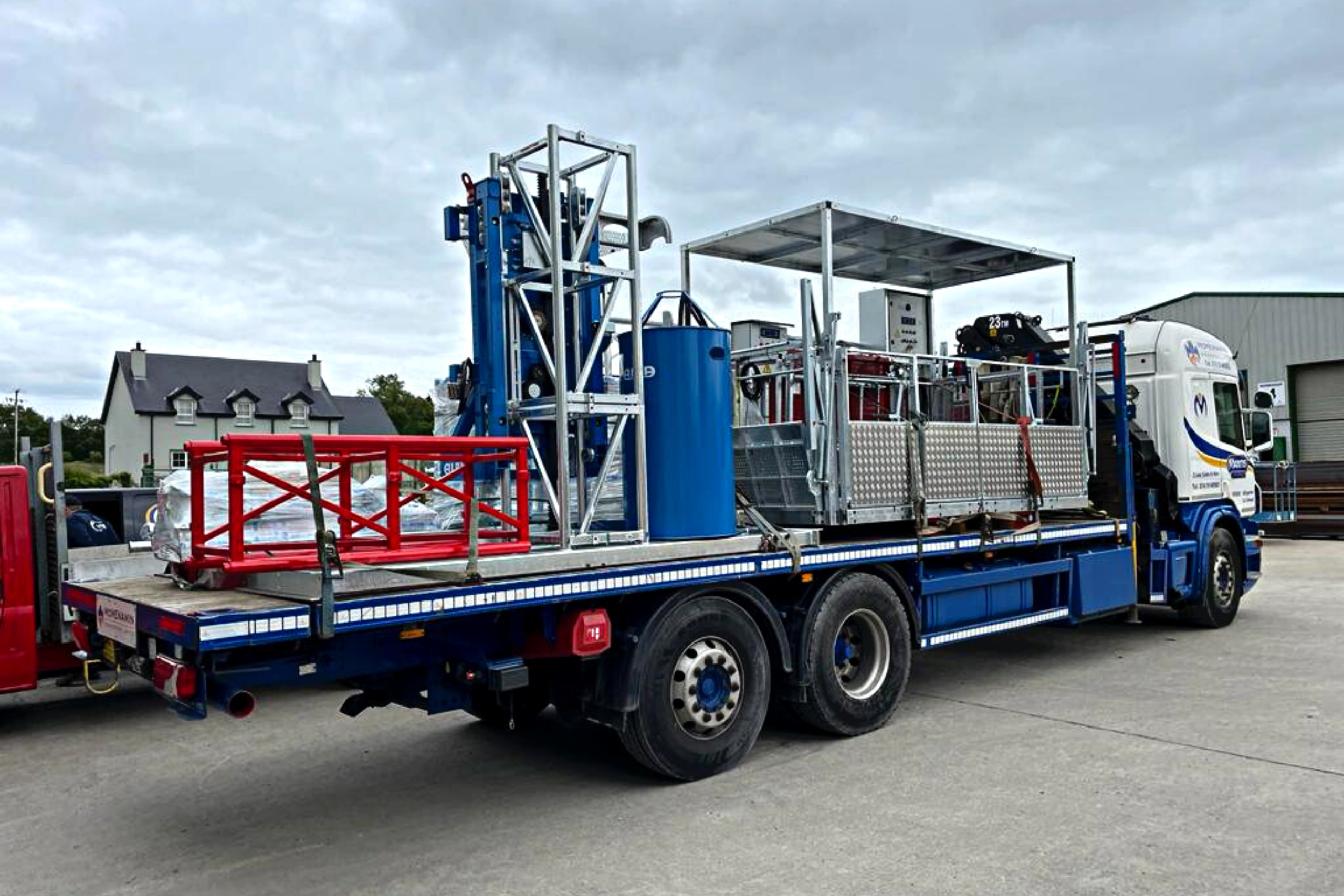 construction materials hoist construction hoist supplied by mantis cranes