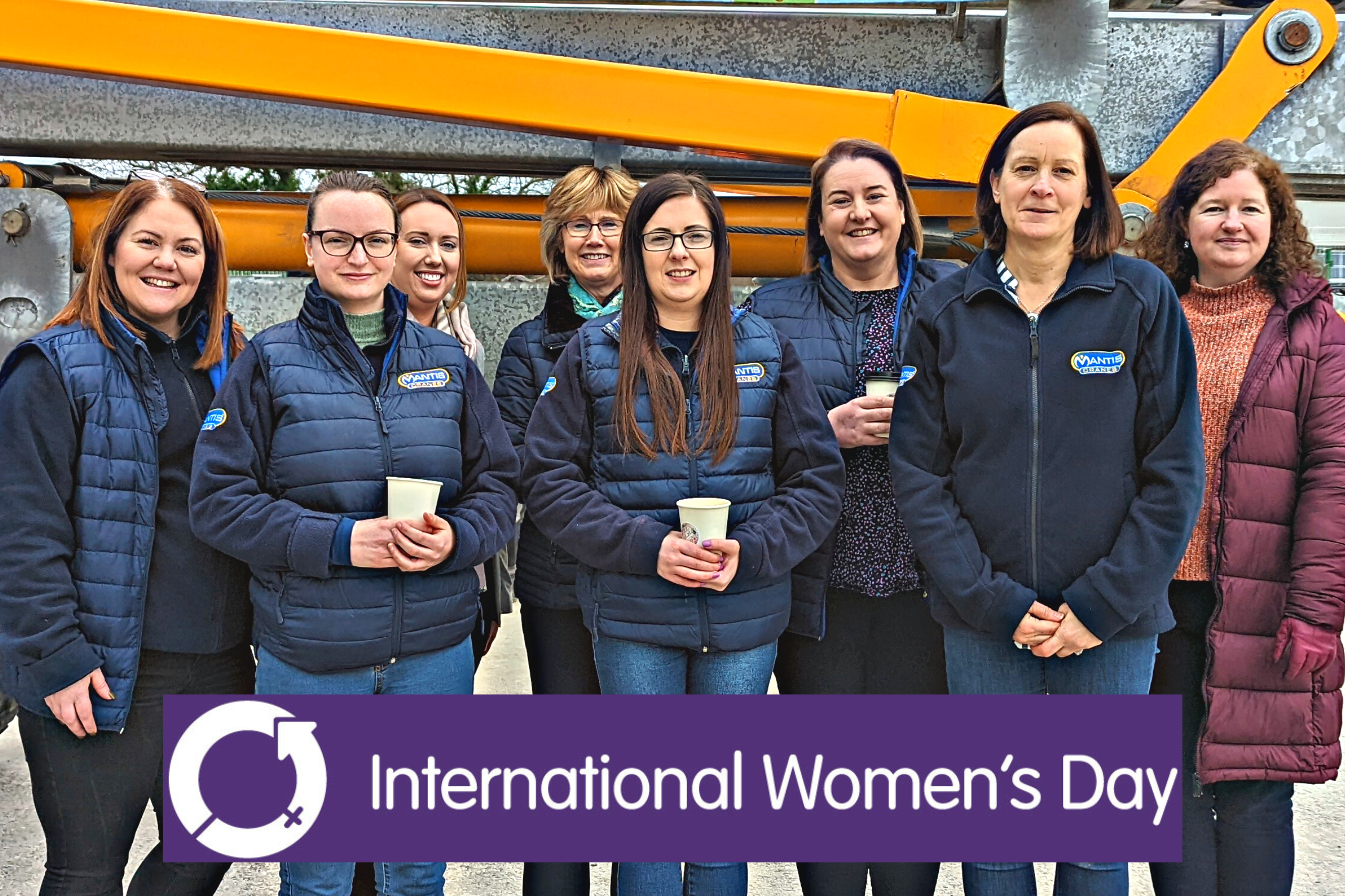 International womens day 2023 Photo of the women working in Mantis Cranes