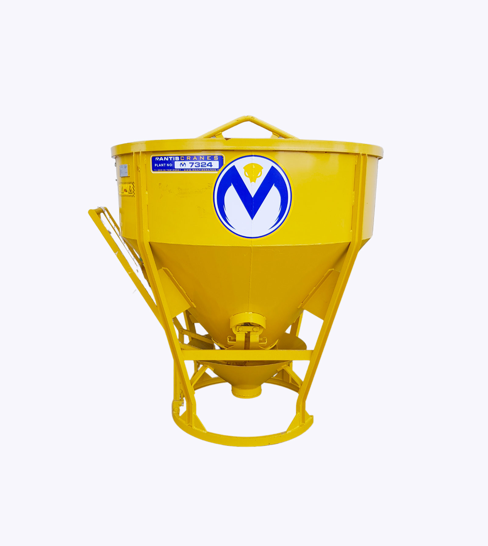 Concrete Skips from Mantis Cranes