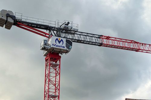 luffing tower crane from saez