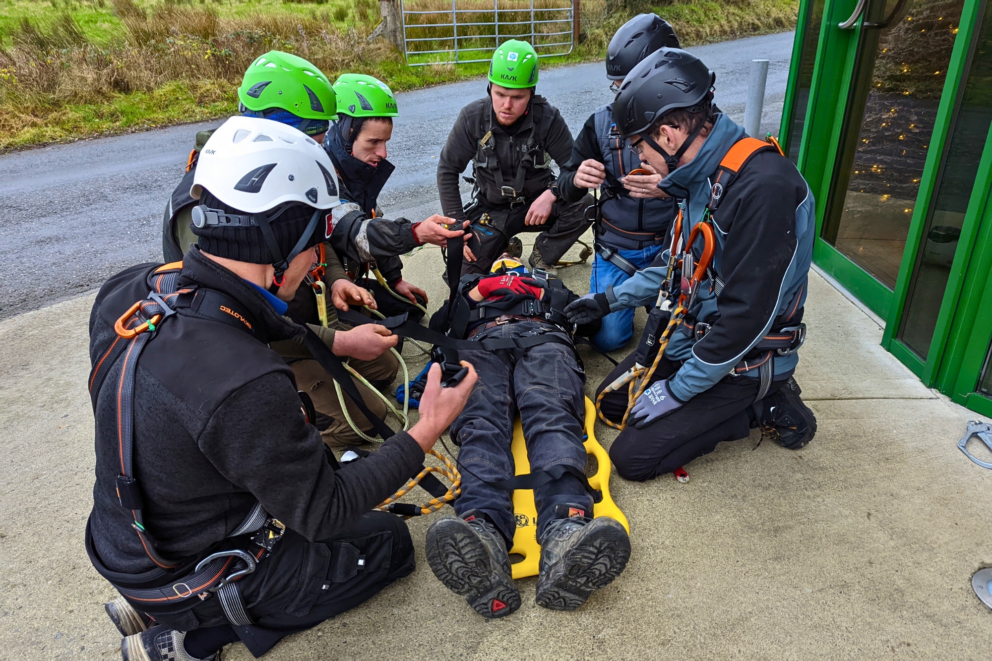 tower crane rescue training