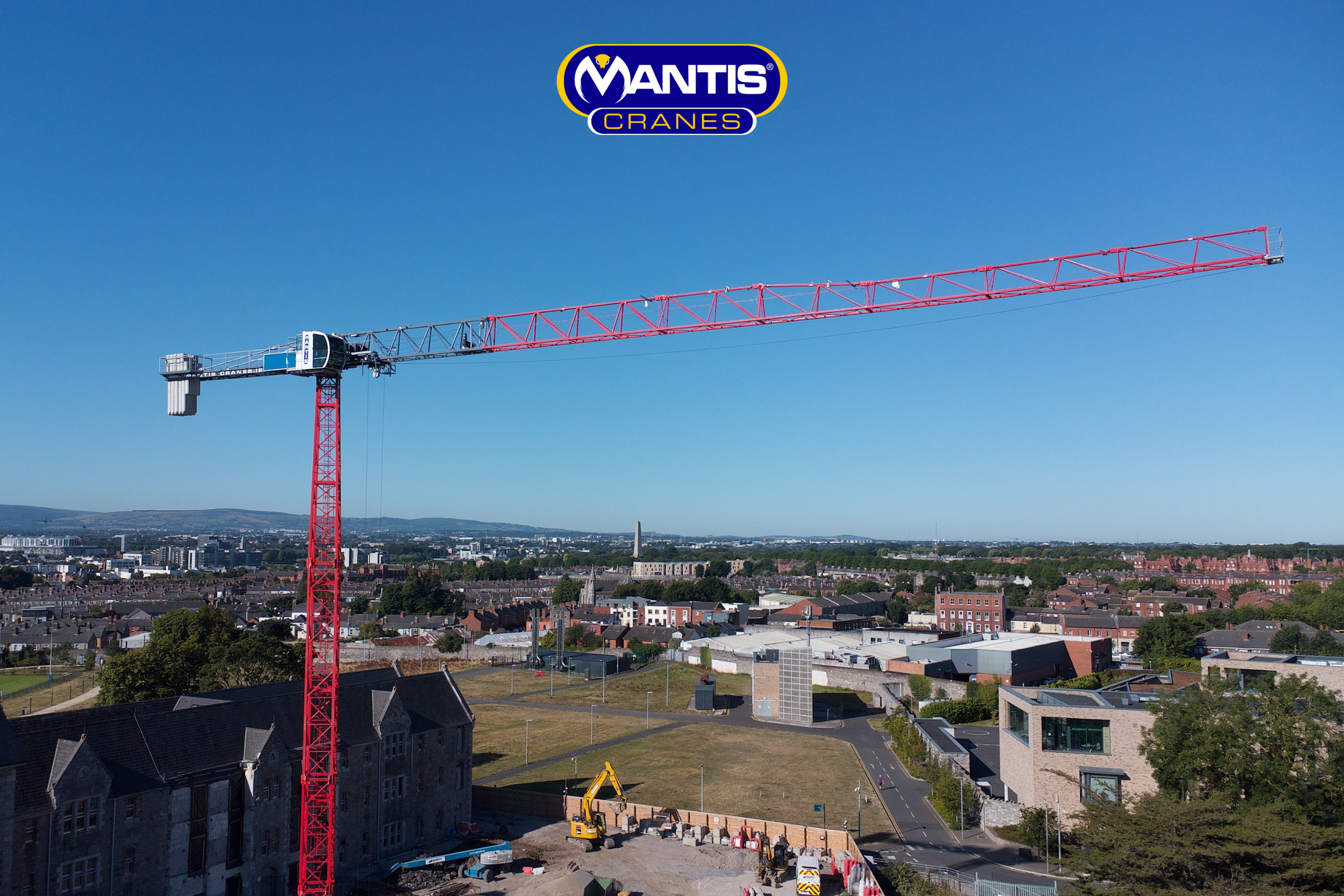 tower crane A photo of a tower crane installed by Mantis Cranes