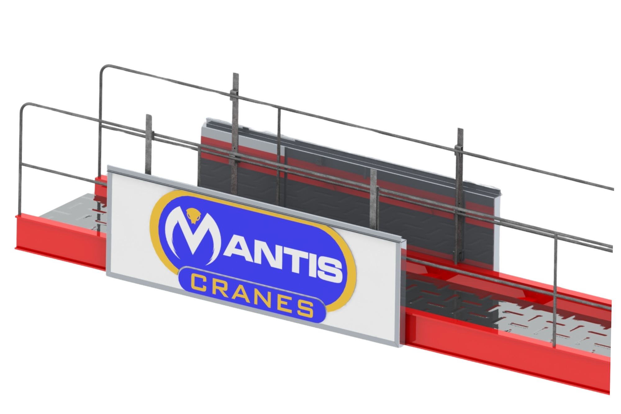 A photo of a light box on a Mantis Tower Crane