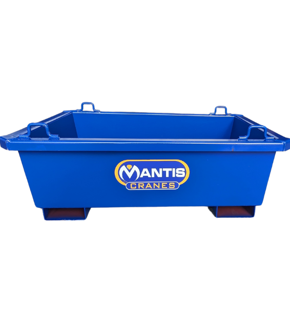 A photo of a mortar tub made in Mantis Cranes for a tower crane