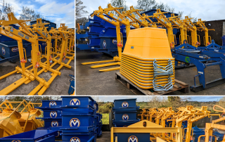 a photo of the crane accessories available from mantis cranes